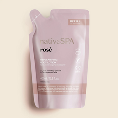 NATIVA SPA Refil Loção Revitalizante Coporal Rosé 400ml - Recharge lotion corps rosé