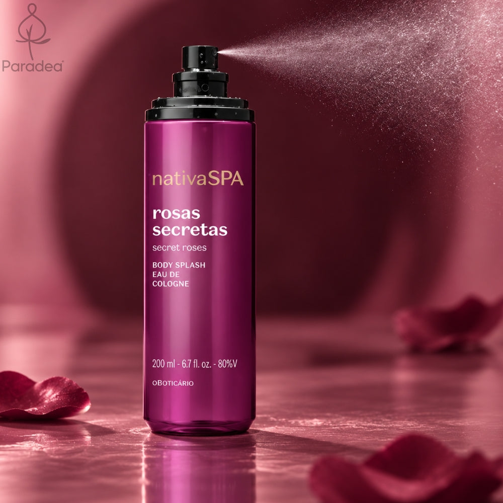 Nativa SPA Body Splash Rosas Secretas - Eau de Cologne 200ml