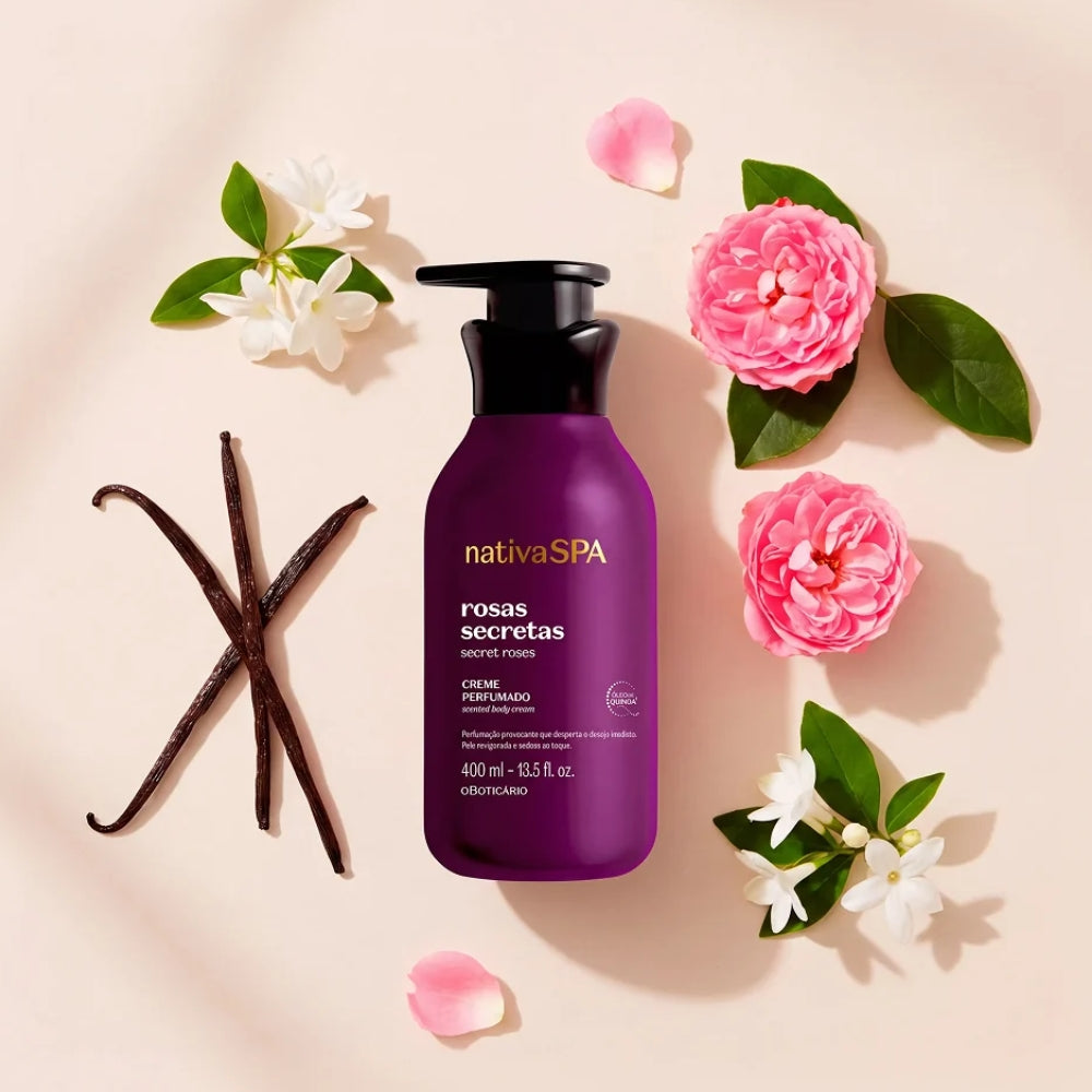 Nativa SPA Creme Perfumado Rosas Secretas - Crema Corpo Idratante 400ml