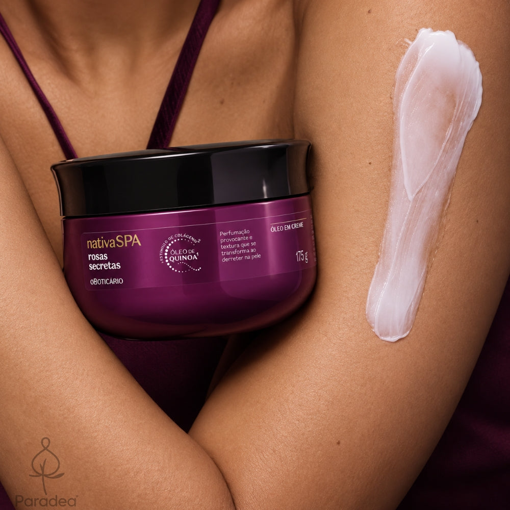 Nativa SPA Óleo Em Creme Corporal Rosas Secretas - Olio in Crema 175gr