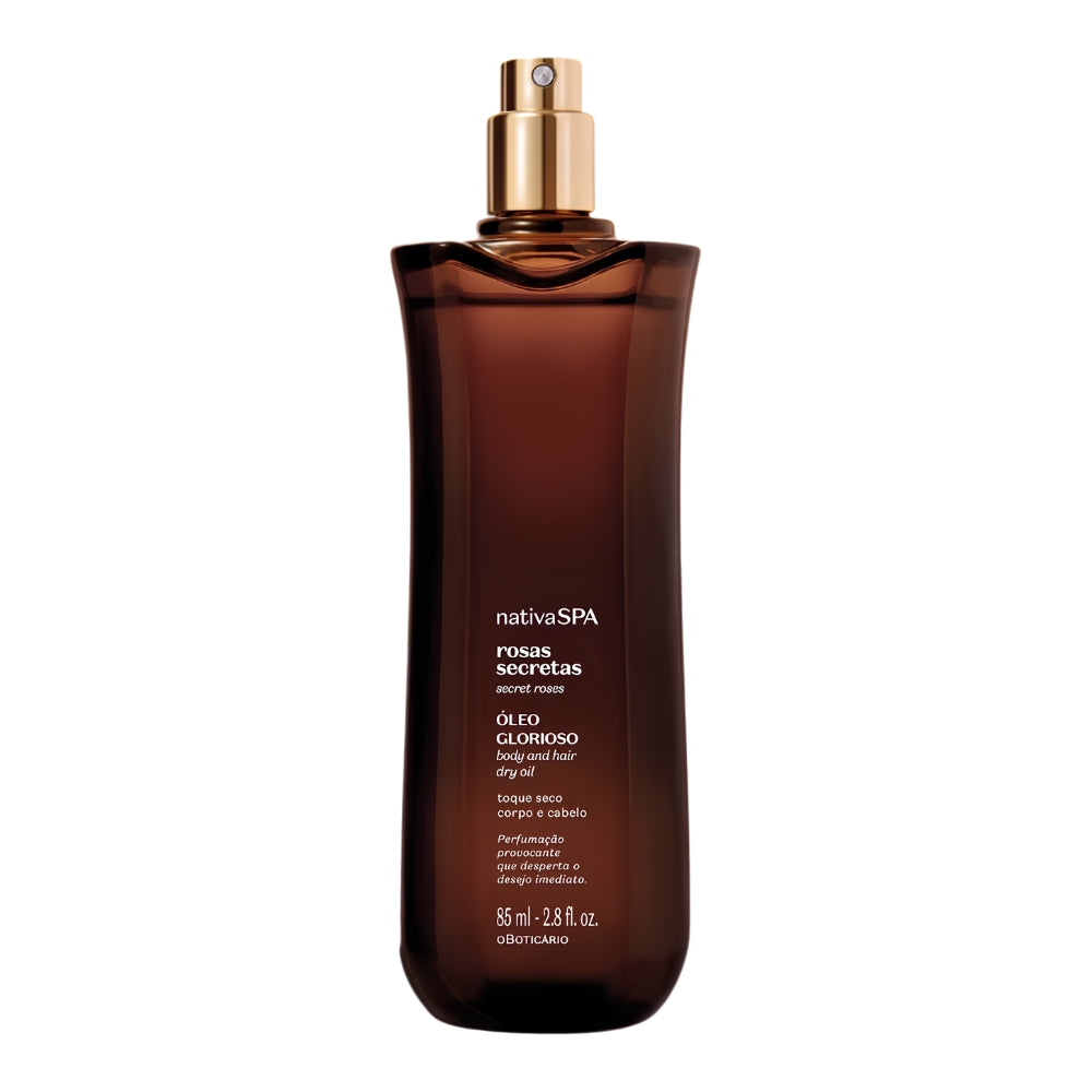 Nativa SPA Óleo Multifuncional Glorioso Rosas Secretas - Olio Corpo e Capelli 85ml