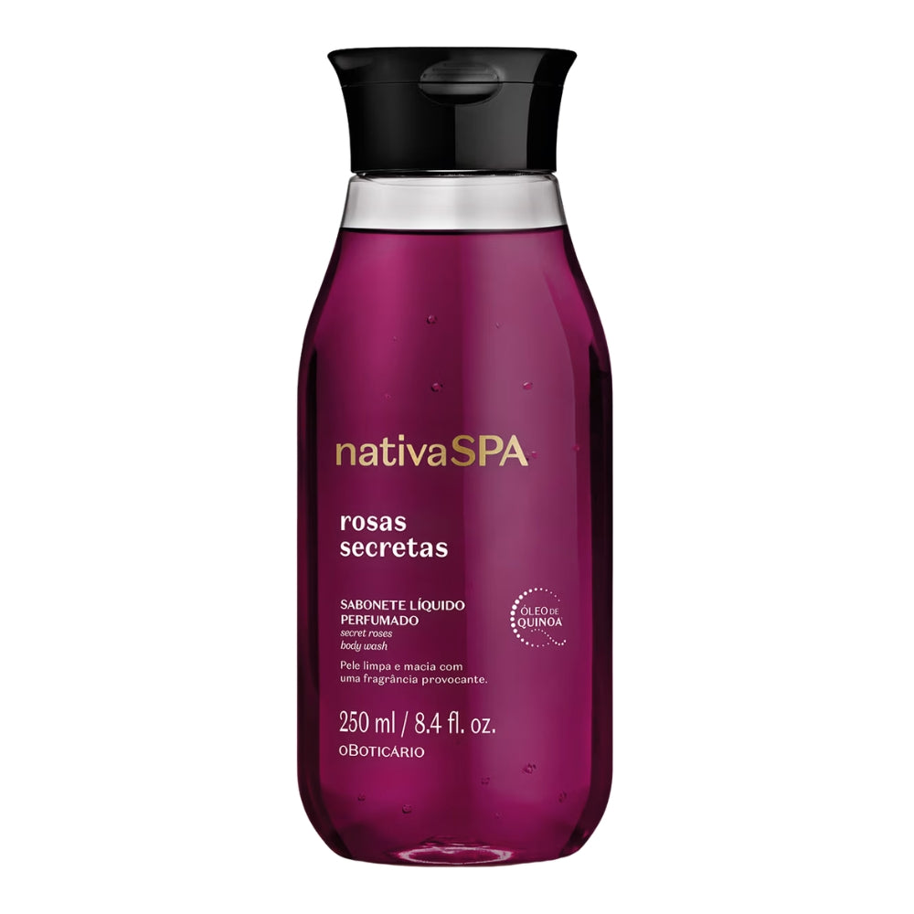 Nativa SPA Sabonete Líquido Rosas Secretas - Bagnoschiuma profumato 250ml