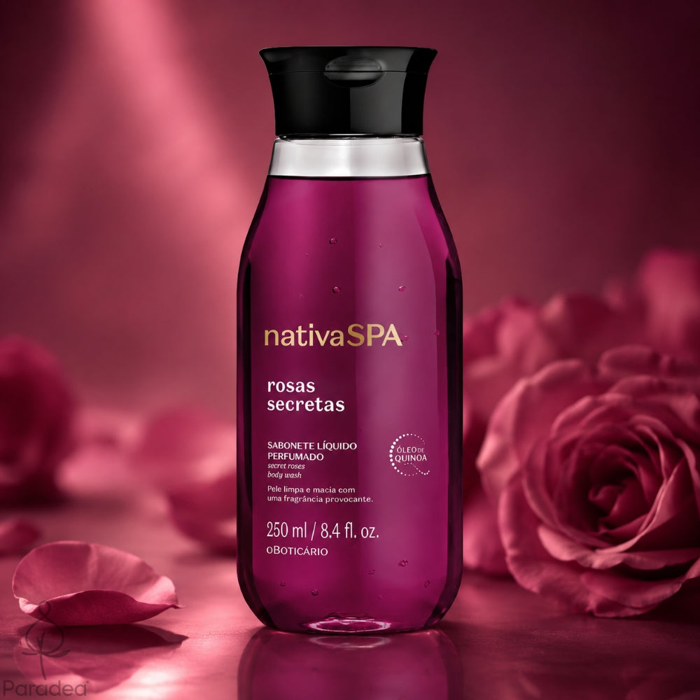 Nativa SPA Sabonete Líquido Rosas Secretas - Bagnoschiuma profumato 250ml