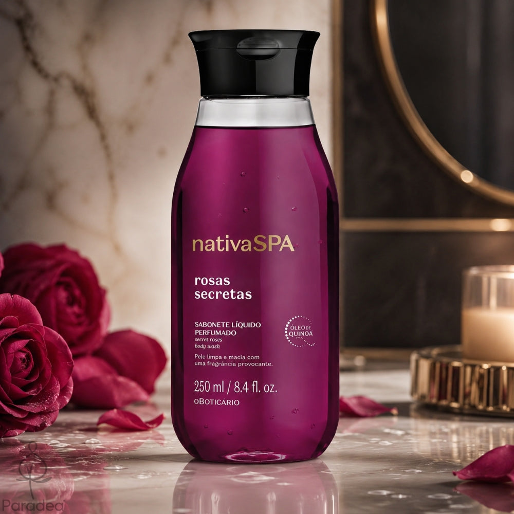 Nativa SPA Sabonete Líquido Rosas Secretas - Bagnoschiuma profumato 250ml