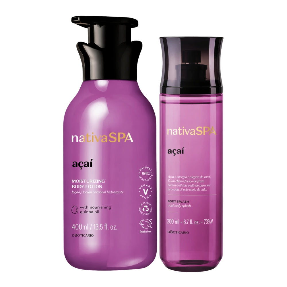 Nativa SPA Set Açaí – Lozione corpo idratante + Body Splash