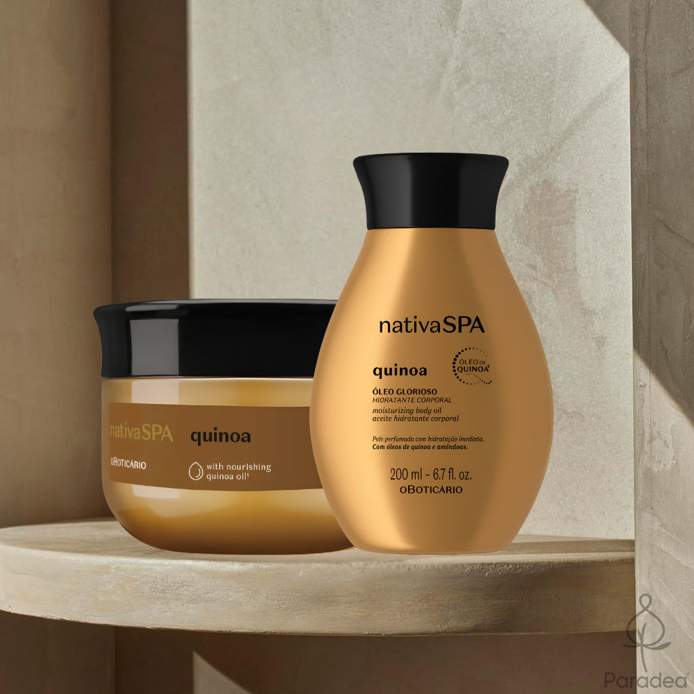 Nativa SPA Set Quinoa – Scrub esfoliante + Olio idratante corpo