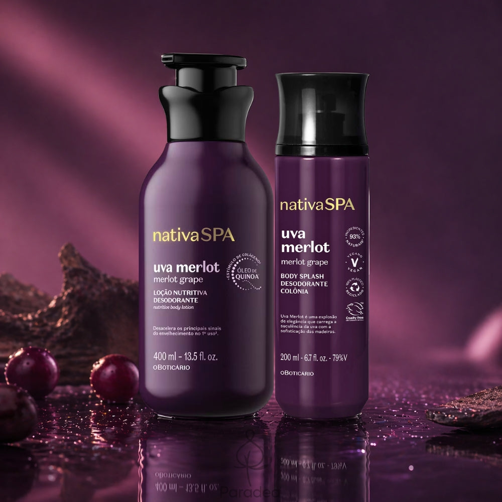 Nativa SPA Set Uva Merlot - Lozione idratante corpo + Body Splash