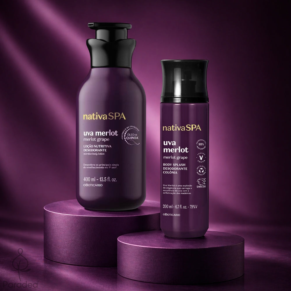 Nativa SPA Set Uva Merlot - Lozione idratante corpo + Body Splash