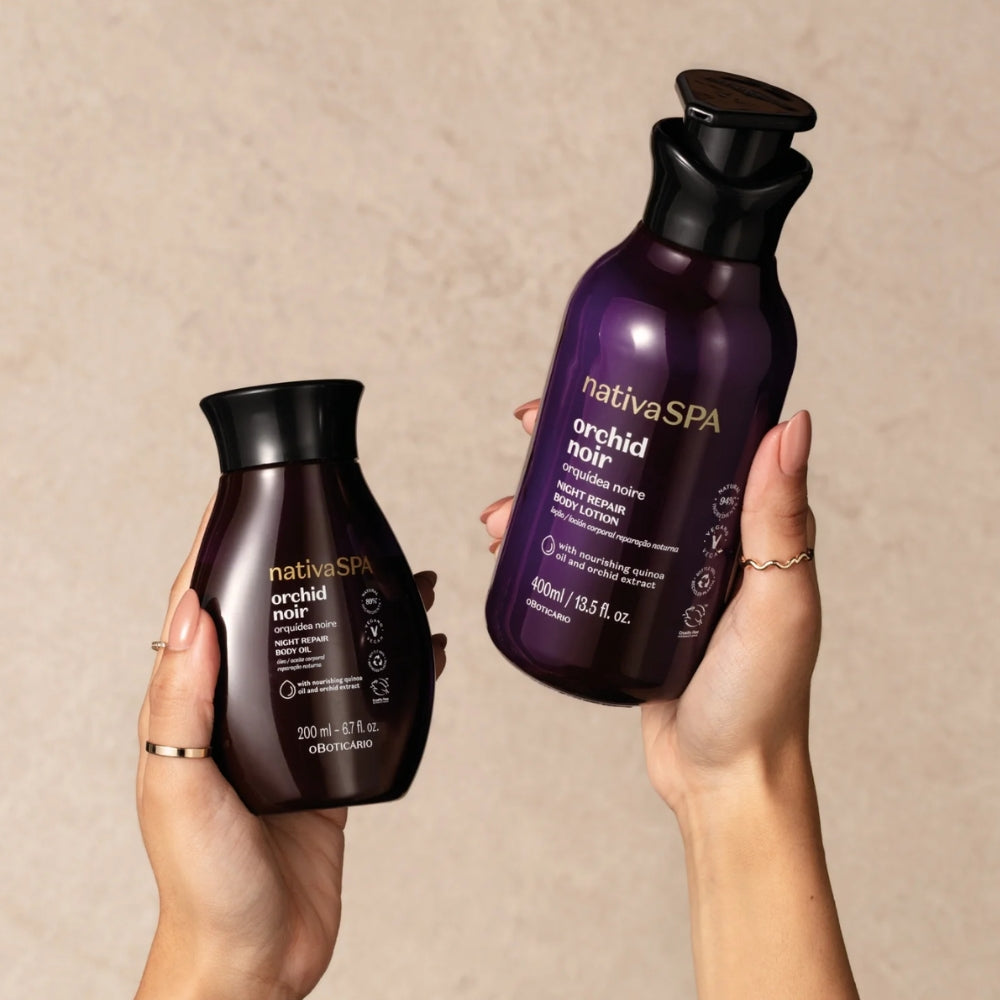 Nativa SPA Set Orquídea Noire – Lozione + Olio idratante corpo