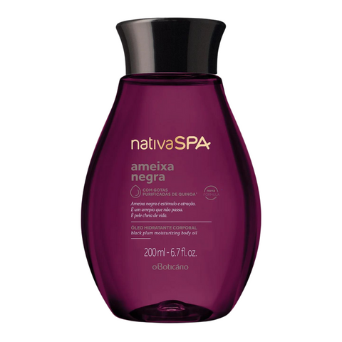 NATIVA SPA Óleo Hidratante Corporal Ameixa Negra - Olio idratante corpo Prugna Nera