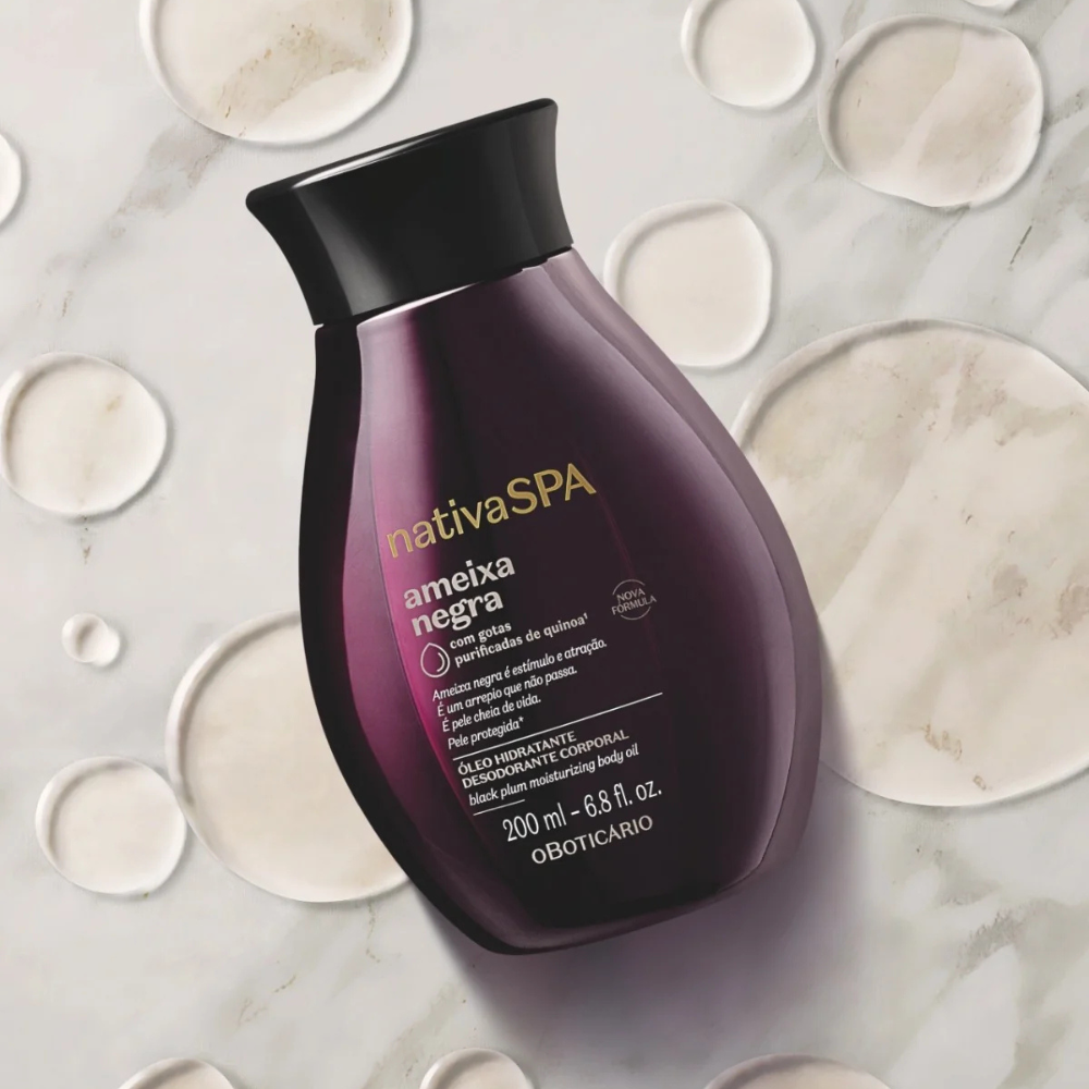 NATIVA SPA Óleo Hidratante Corporal Ameixa Negra - Olio idratante corpo Prugna Nera 200ml