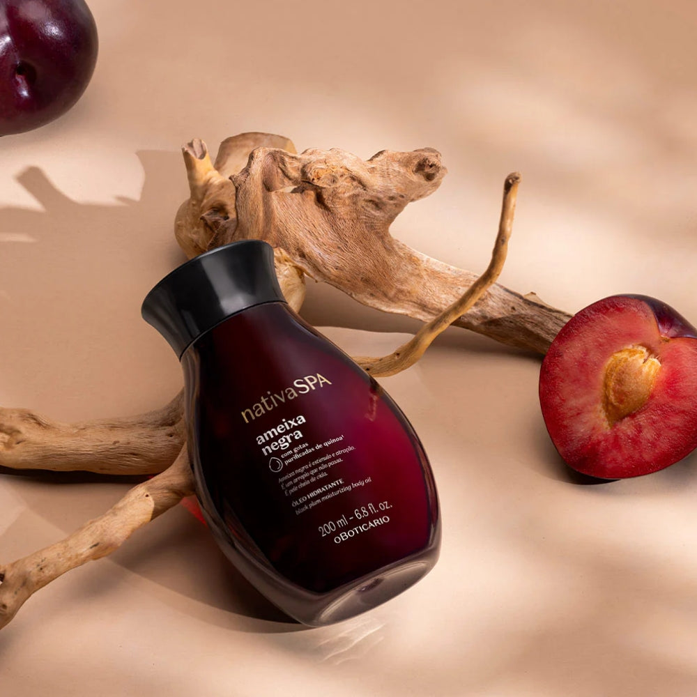 Nativa SPA Óleo Hidratante Corporal Ameixa Negra - Olio idratante corpo Prugna Nera 200ml