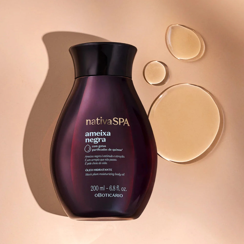 Nativa SPA Óleo Hidratante Corporal Ameixa Negra - Olio idratante corpo Prugna Nera 200ml
