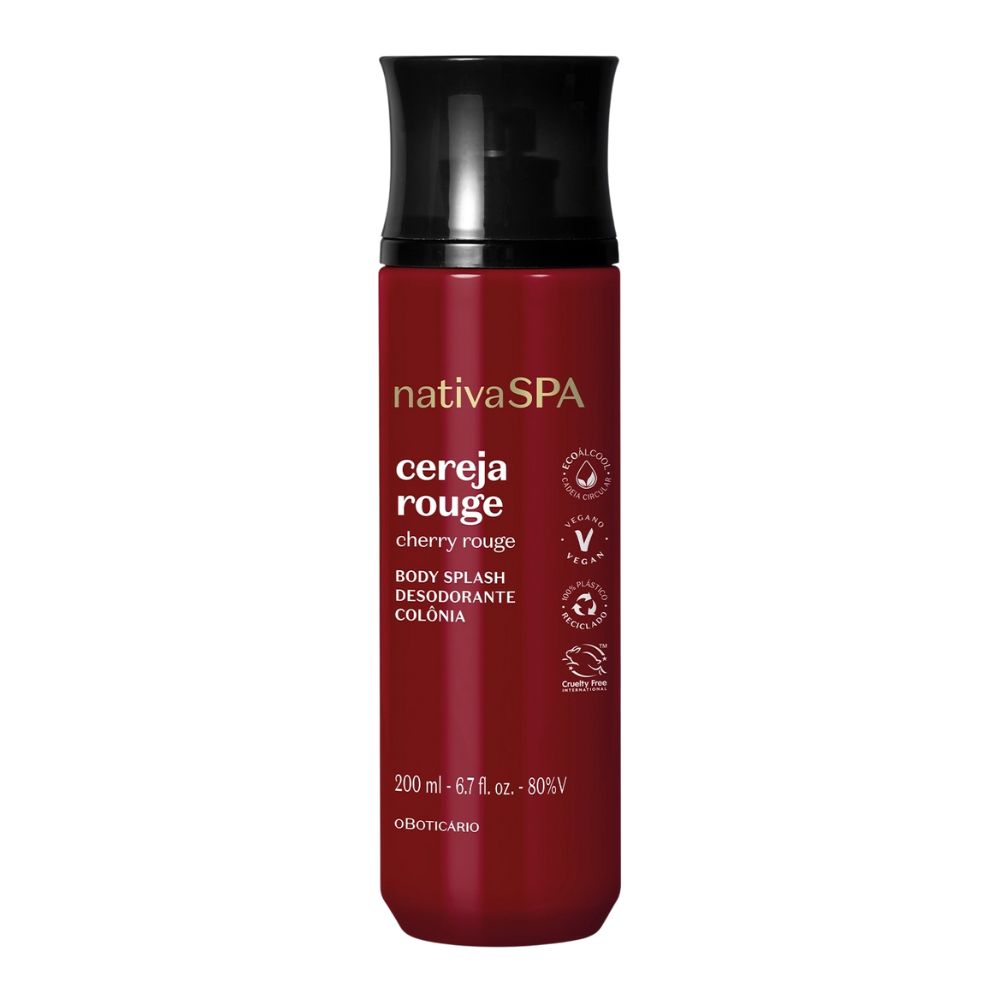 Nativa Spa Body Splash Cereja Rouge - Eau de Cologne 200ml