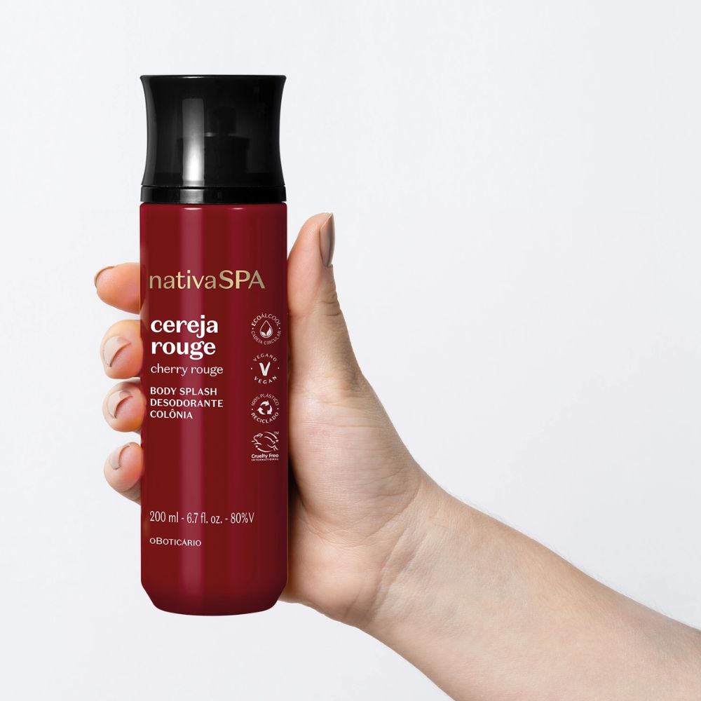 Nativa Spa Body Splash Cereja Rouge - Eau de Cologne 200ml