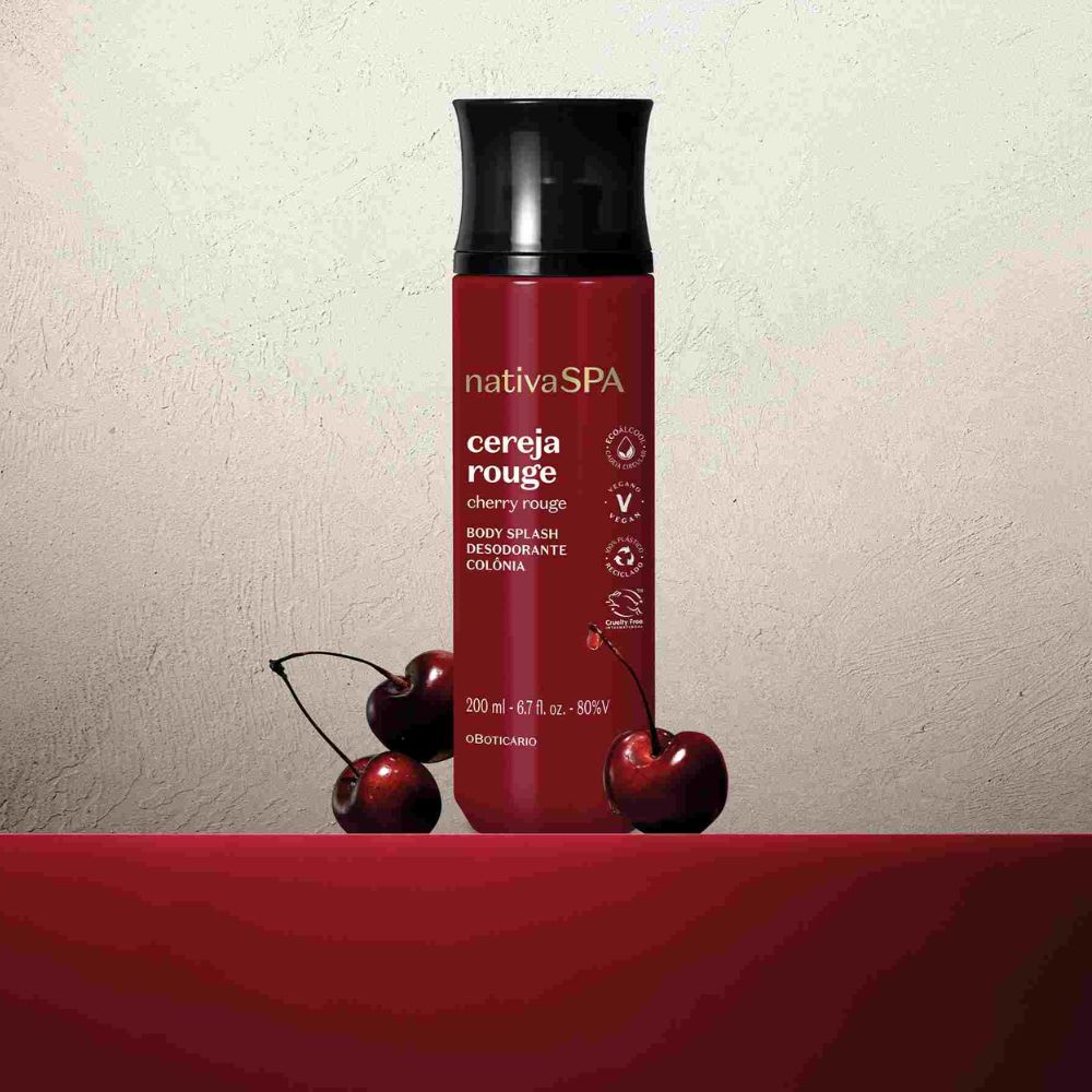 Nativa Spa Body Splash Cereja Rouge - Eau de Cologne 200ml