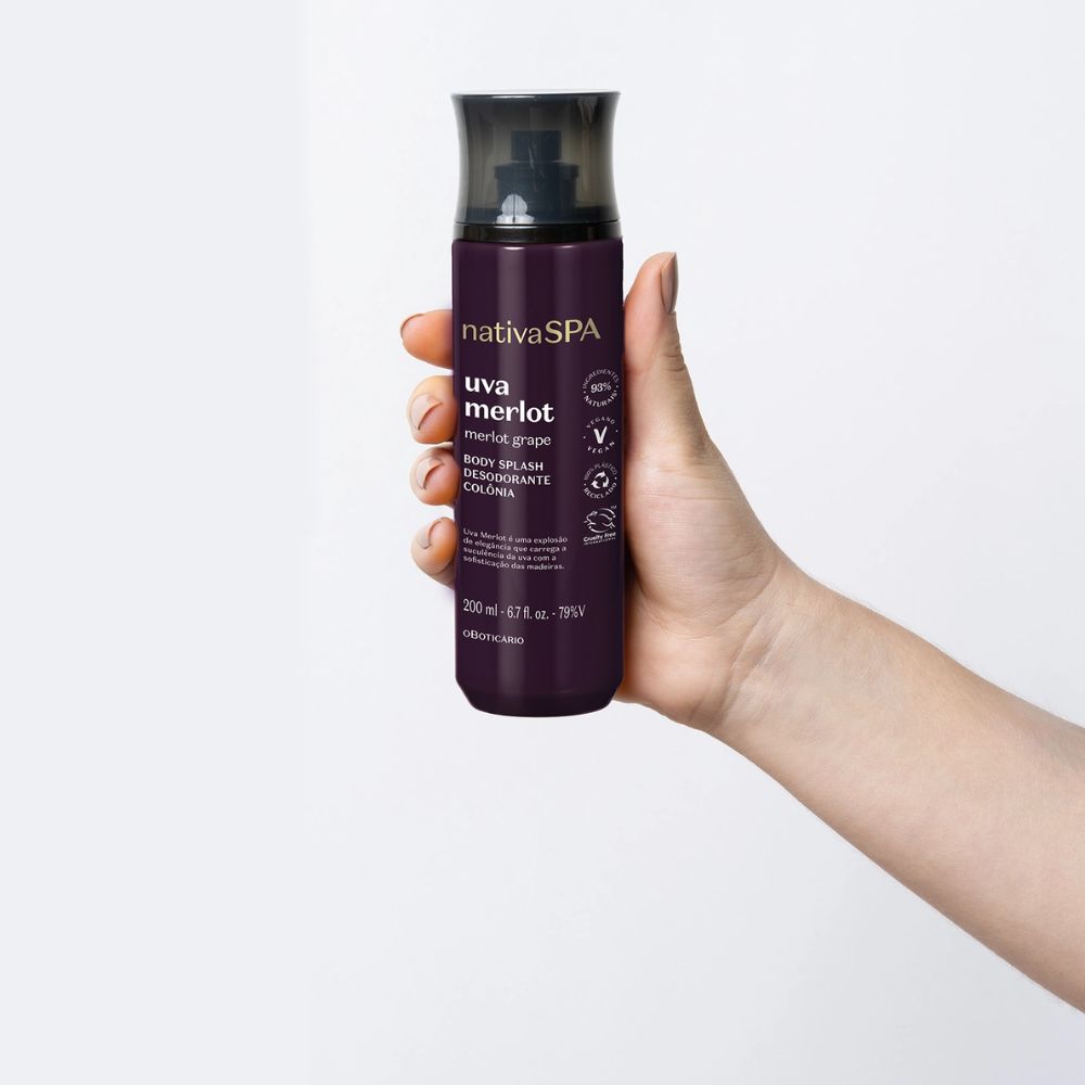Nativa Spa Body Splash Uva Merlot - Eau de Cologne 200ml