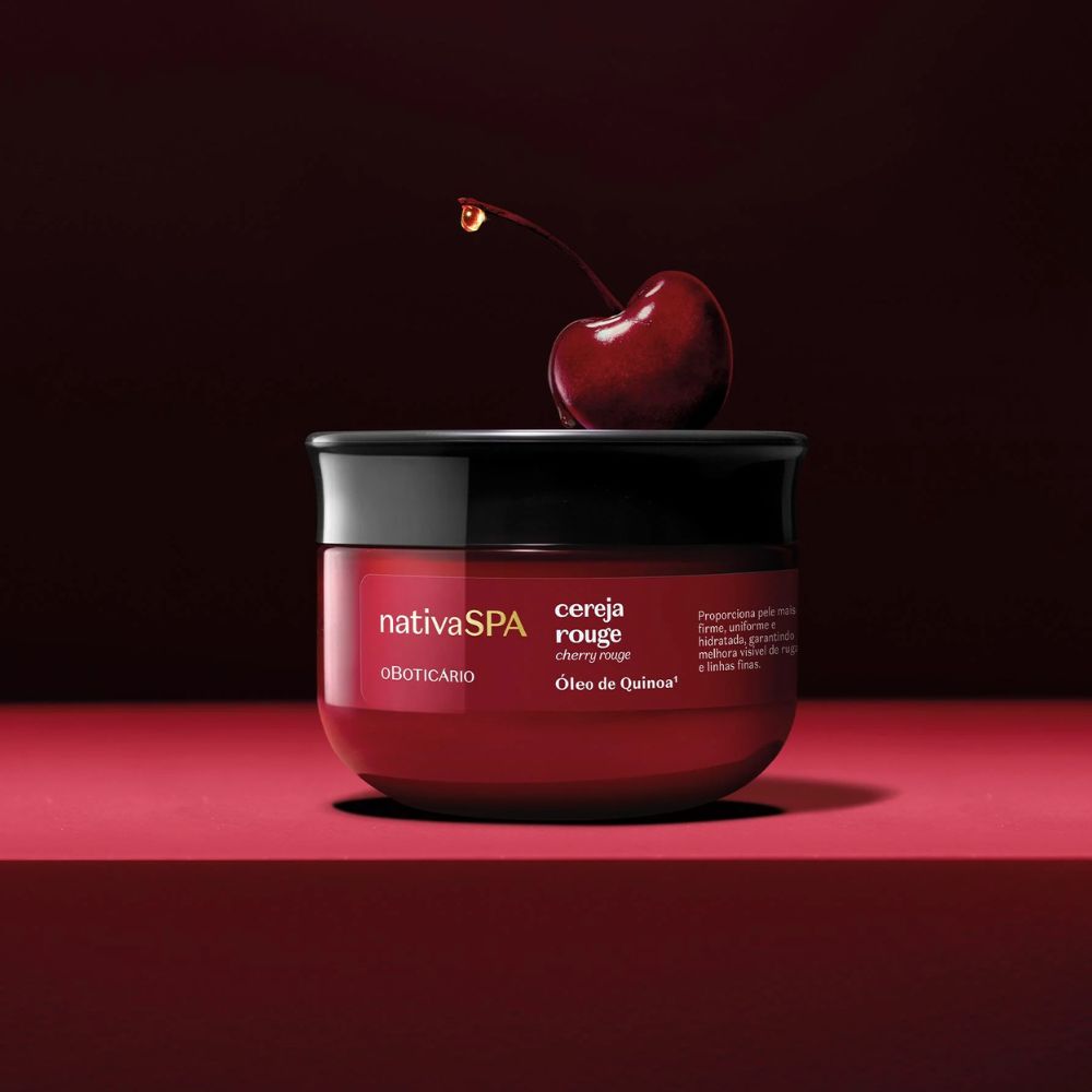 Nativa Spa Cereja Rouge Creme Firmador de Colo 5 em 1 - Crema rassodante décolleté 200gr