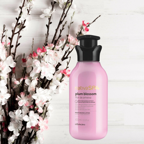 NATIVA SPA Loção Hidratante Flor de Ameixa 400ml - Lait hydratant pour le corps Fleur de Prunier