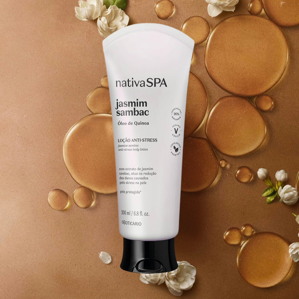 NATIVA SPA Sabonete Esfoliante Anti-stress Jasmim Sambac - Bagnoschiuma esfoliante anti-stress Gelsomino Sambac 175ml