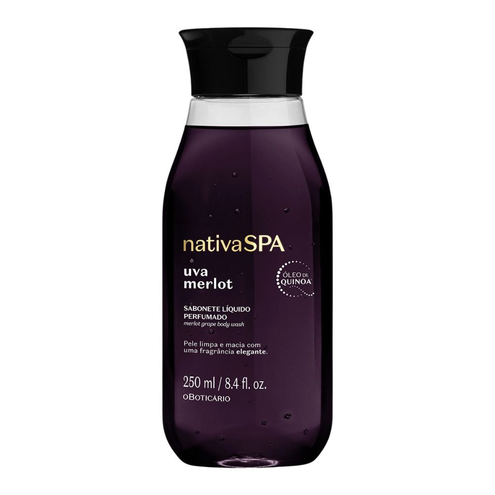 Nativa Spa Sabonete Líquido Uva Merlot - Bagnoschiuma 250ml