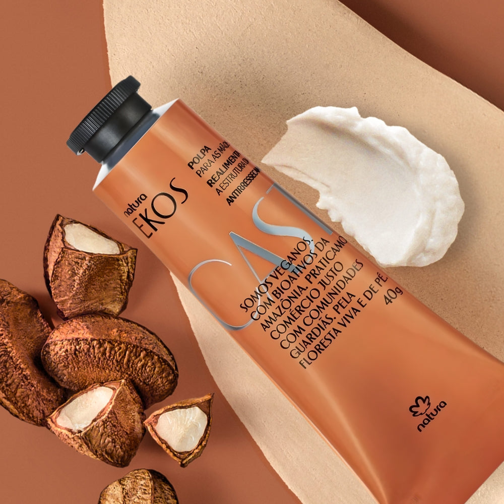 Natura Ekos Creme Hidratante para as Mãos Castanha - Crema mani idratante 40gr