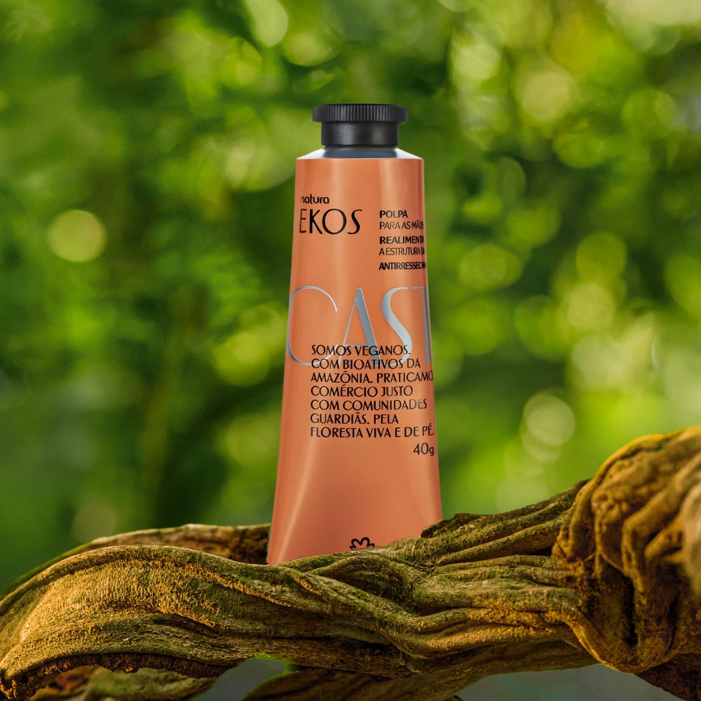 Natura Ekos Creme Hidratante para as Mãos Castanha - Crema mani idratante 40gr
