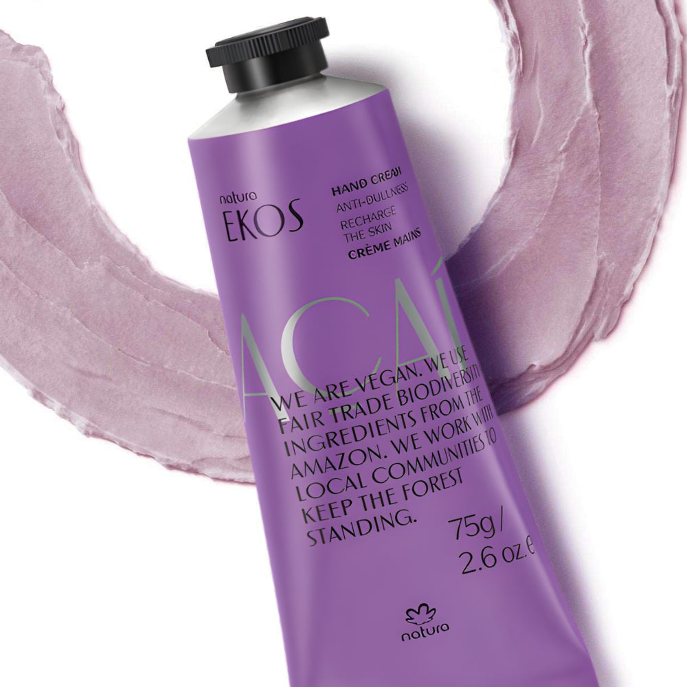 Natura Ekos Creme Hidratante para as Mãos Açaí - Crema mani antiossidante 75gr