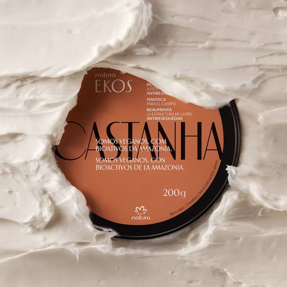 Natura Ekos Manteiga Para Corpo Castanha - Burro idratante corpo 200gr
