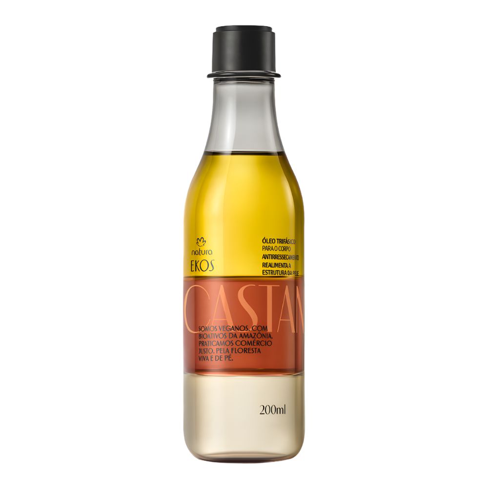 Natura Ekos Óleo Trifásico Castanha - Olio trifasico nutriente 200ml