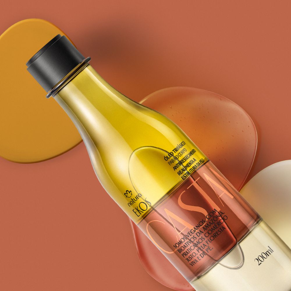 Natura Ekos Óleo Trifásico Castanha - Olio trifasico nutriente 200ml