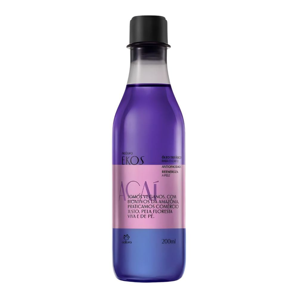 Natura Ekos Óleo Trifásico Corporal Açaí - Olio trifasico 200ml
