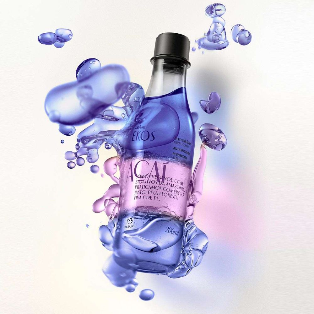 Natura Ekos Óleo Trifásico Corporal Açaí - Olio trifasico 200ml