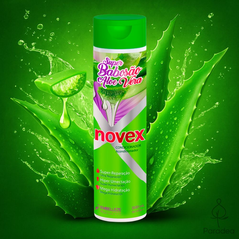 Novex Condicionador Super Babosão - Balsamo idratante Aloe Vera 300ml