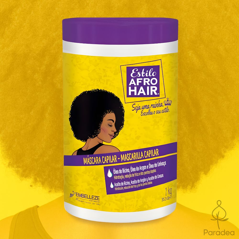 Novex Estilo AfroHair Máscara Capilar - Maschera idratante anticrespo 1kg
