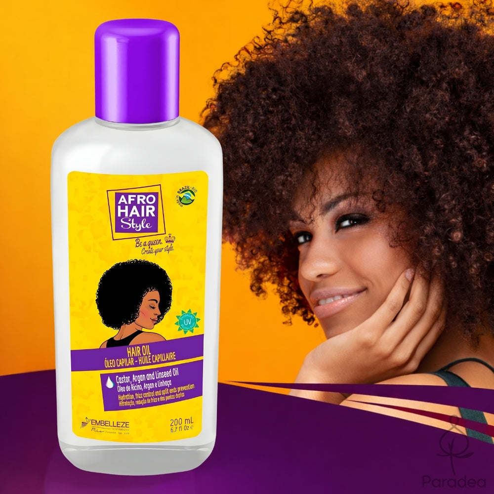 Novex Estilo AfroHair Óleo Capilar - Huile boucles et afro 200ml