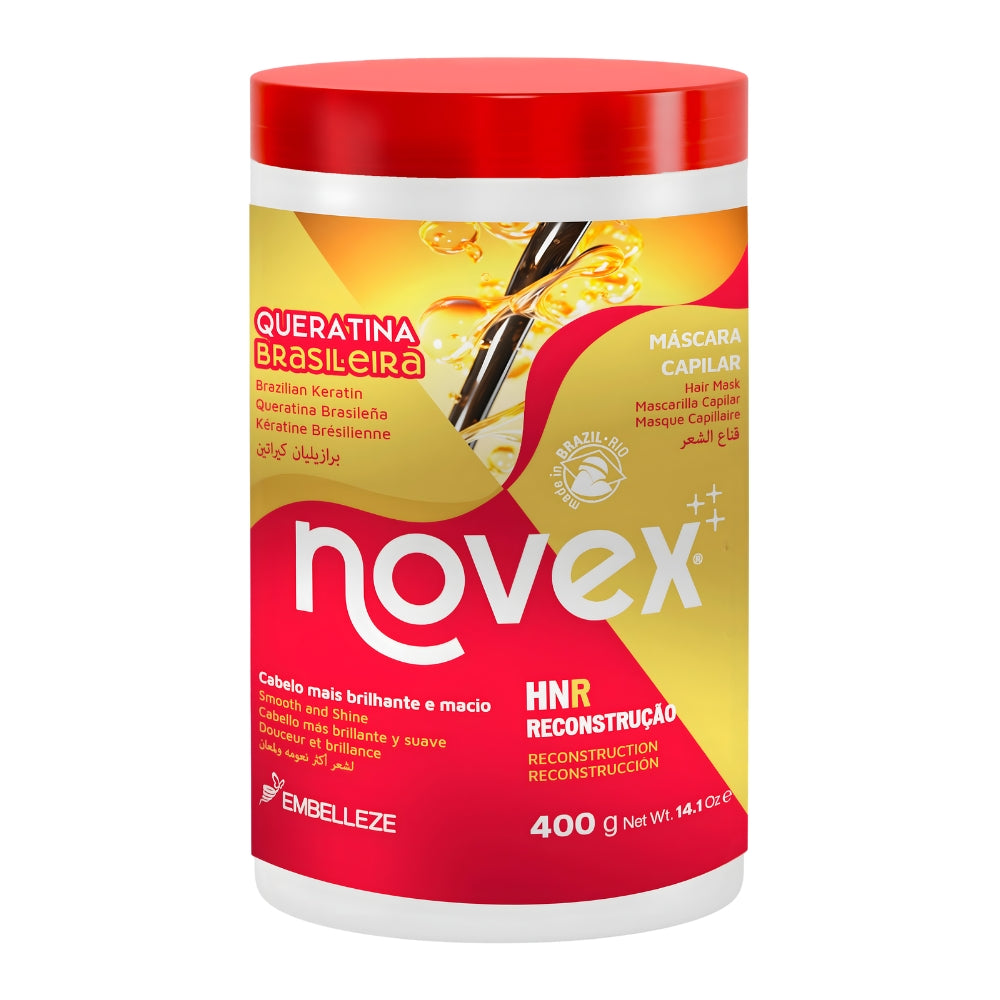 Novex Máscara Capilar Queratina Brasileira - Maschera capelli danneggiati 400gr