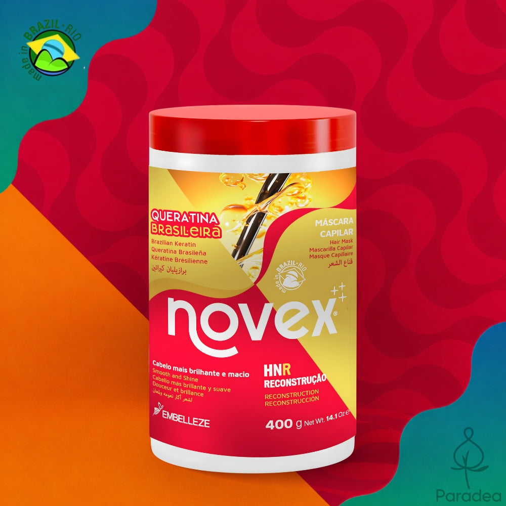 Novex Máscara Capilar Queratina Brasileira - Maschera capelli danneggiati 400gr
