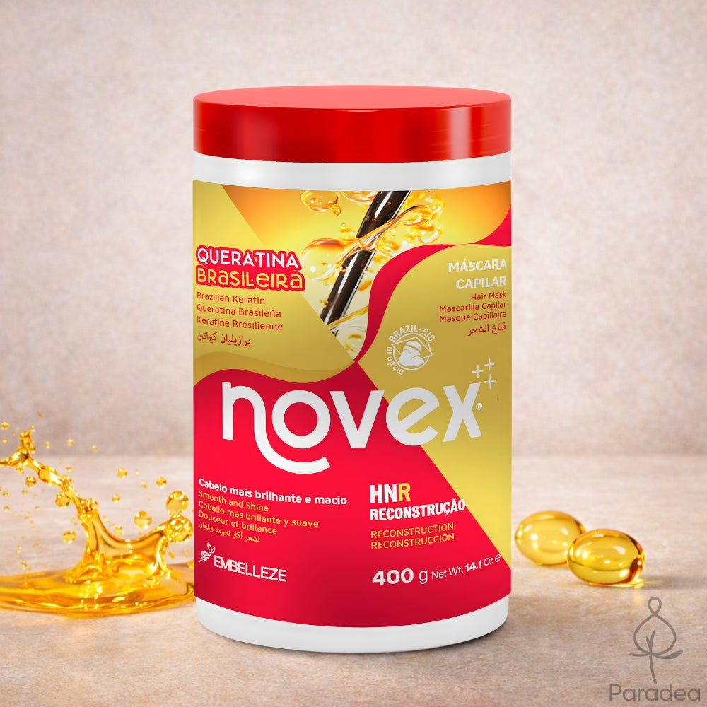 Novex Máscara Capilar Queratina Brasileira - Maschera capelli danneggiati 400gr