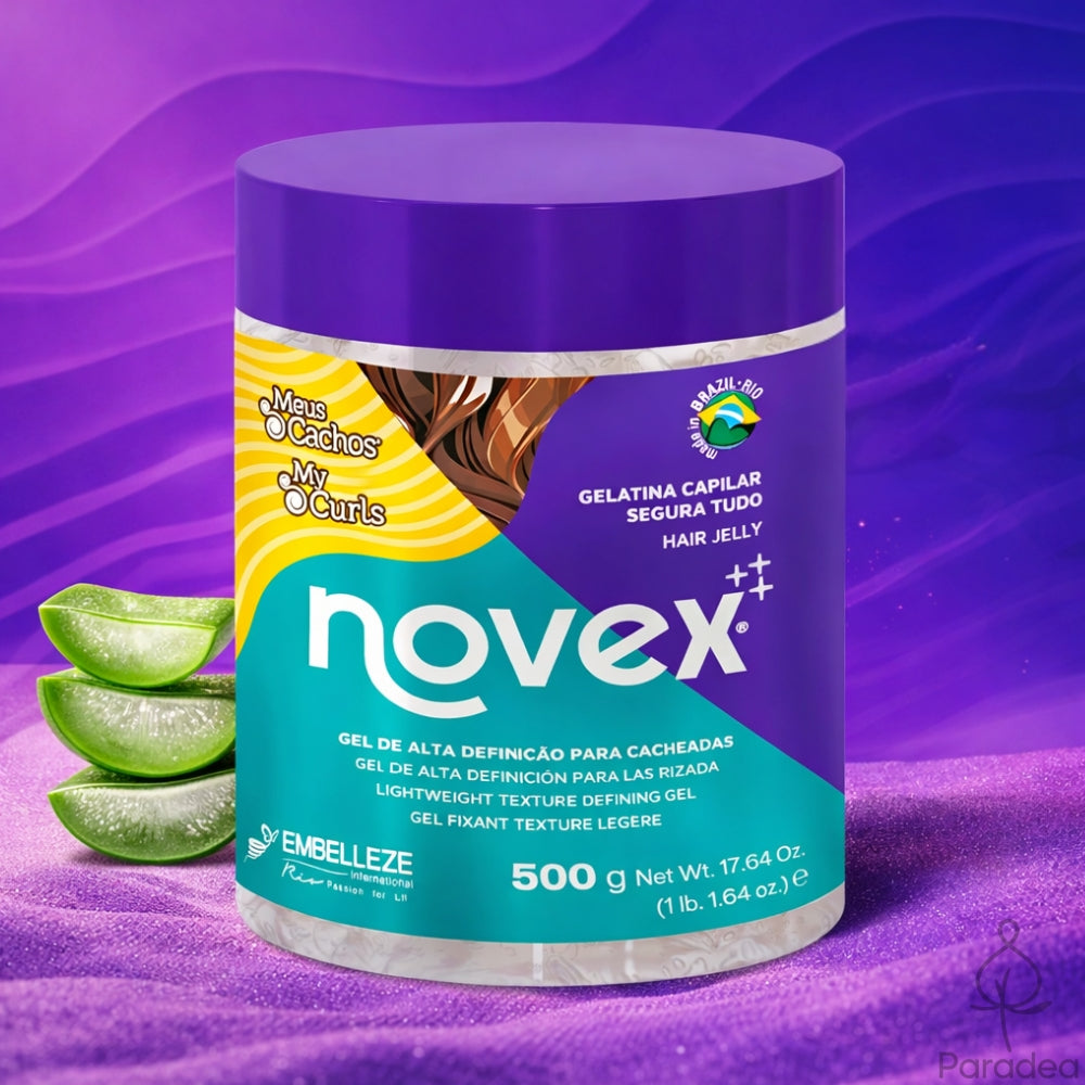 Novex Meus Cachos Gelatina Segura Tudo - Gel capelli alta definizione 500gr