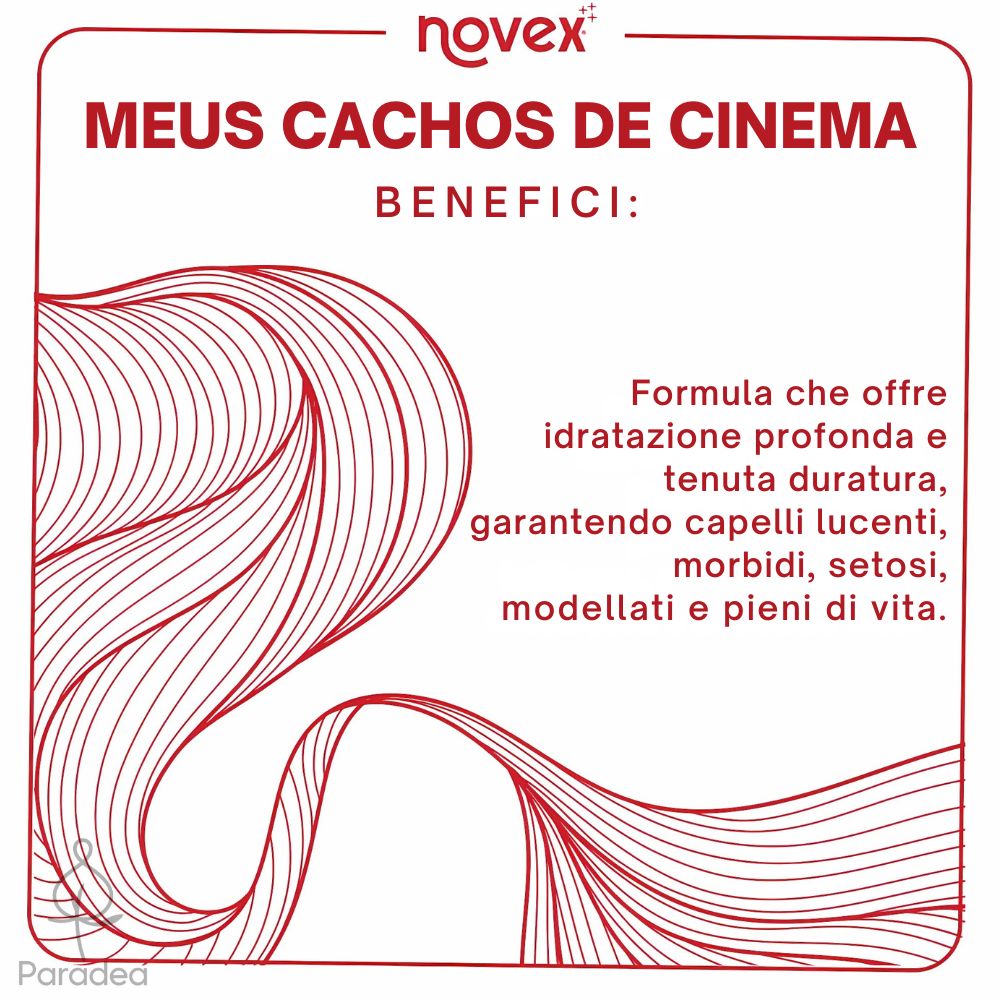 Novex Meus Cachos de Cinema Máscara Capilar - Maschera nutriente 1kg