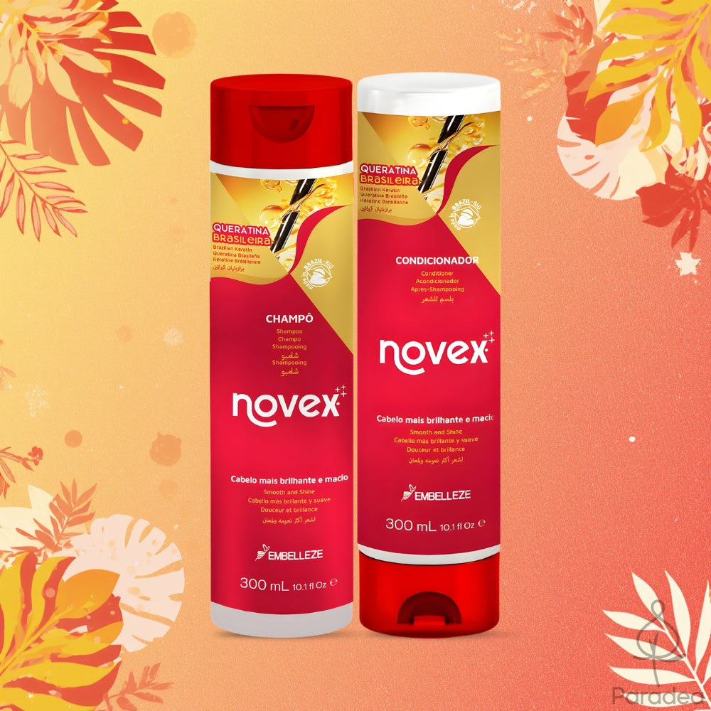 Novex Queratina Brasileira – Shampoo- und Conditioner-Set