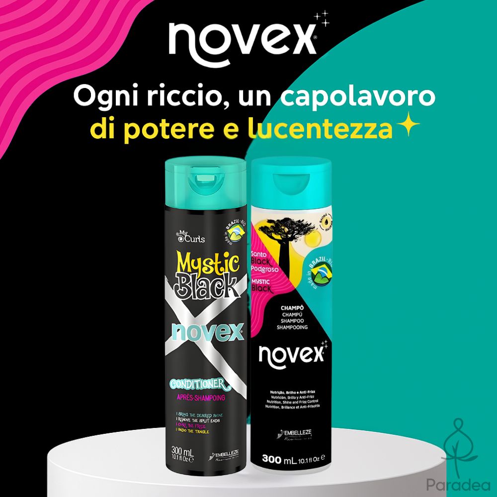 Novex Santo Black Poderoso - Set Shampoo & Balsamo