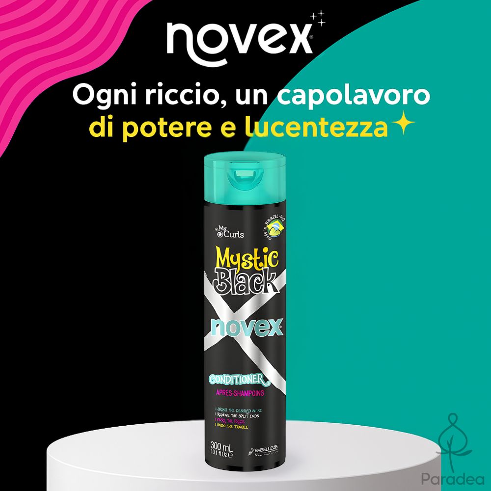 Novex Santo Black Poderoso Condicionador - Balsamo capelli ricci 300ml
