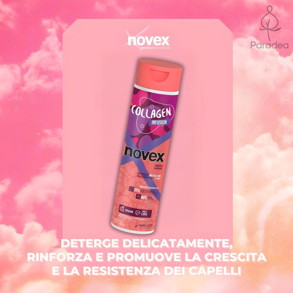 Novex Shampoo Infusão de Colágeno - Shampoo capelli spenti 300ml