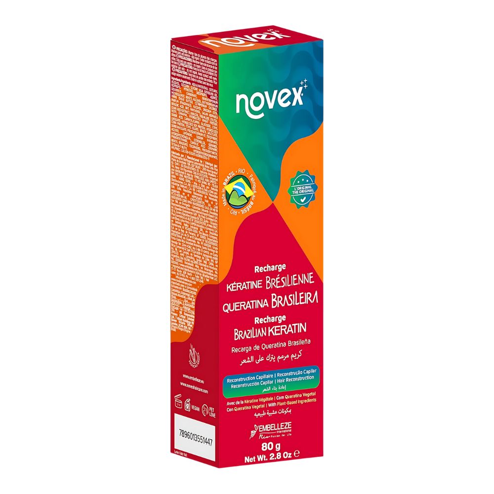 Novex Recarga de Queratina Brasileira - Trattamento ricostruttore Cheratina brasiliana 80gr