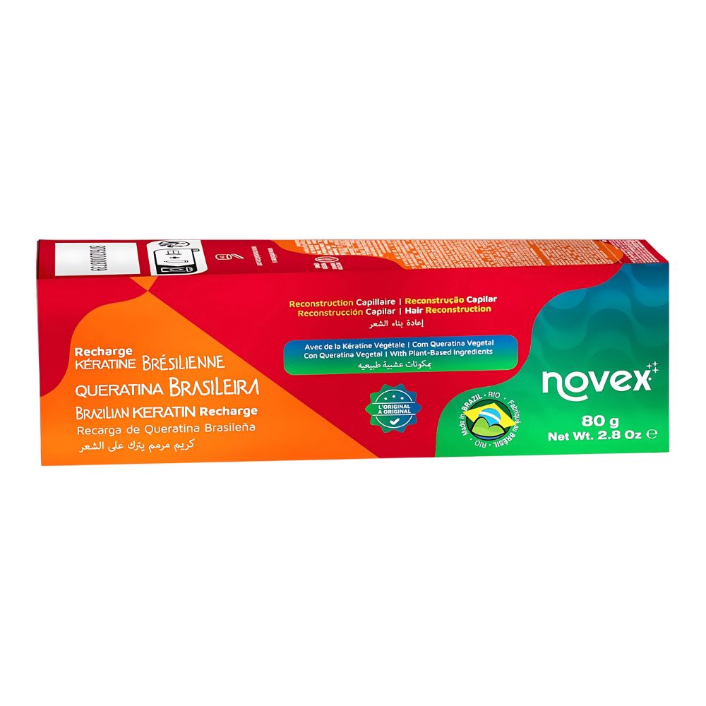 Novex Recarga de Queratina Brasileira - Trattamento ricostruttore Cheratina brasiliana 80gr