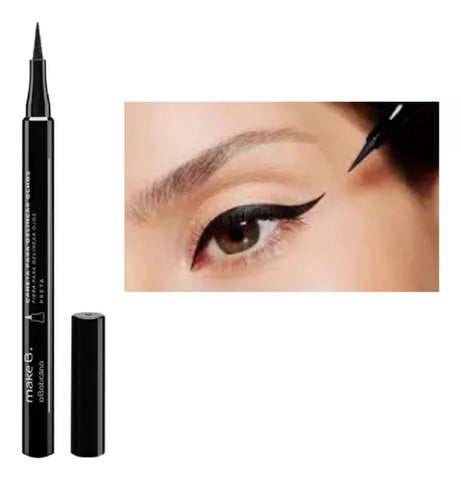 MAKE B. Caneta Delineadora para Olhos Ponta Fina Preta - Eyeliner noir pointe fine