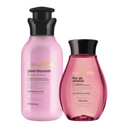 Nativa SPA Flor de Ameixa Geschenkset – Feuchtigkeitsspendende Körperlotion &amp; Feuchtigkeitsspendendes Körperöl