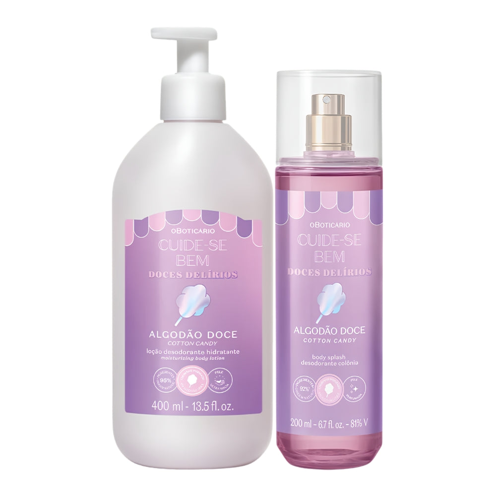 O Boticário Cuide-se Bem Set Doces Delírios – Lozione idratante + Body Splash